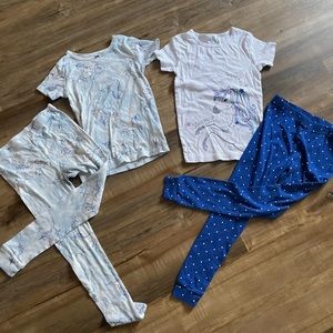 Two sets of Carters girl’s pajama set size 8/8A